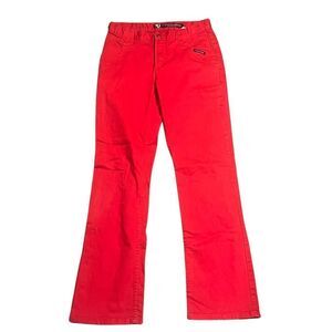 Vintage (New) Rockies Low Rise Cherry Red Denim Women’s Jeans Pants size 3